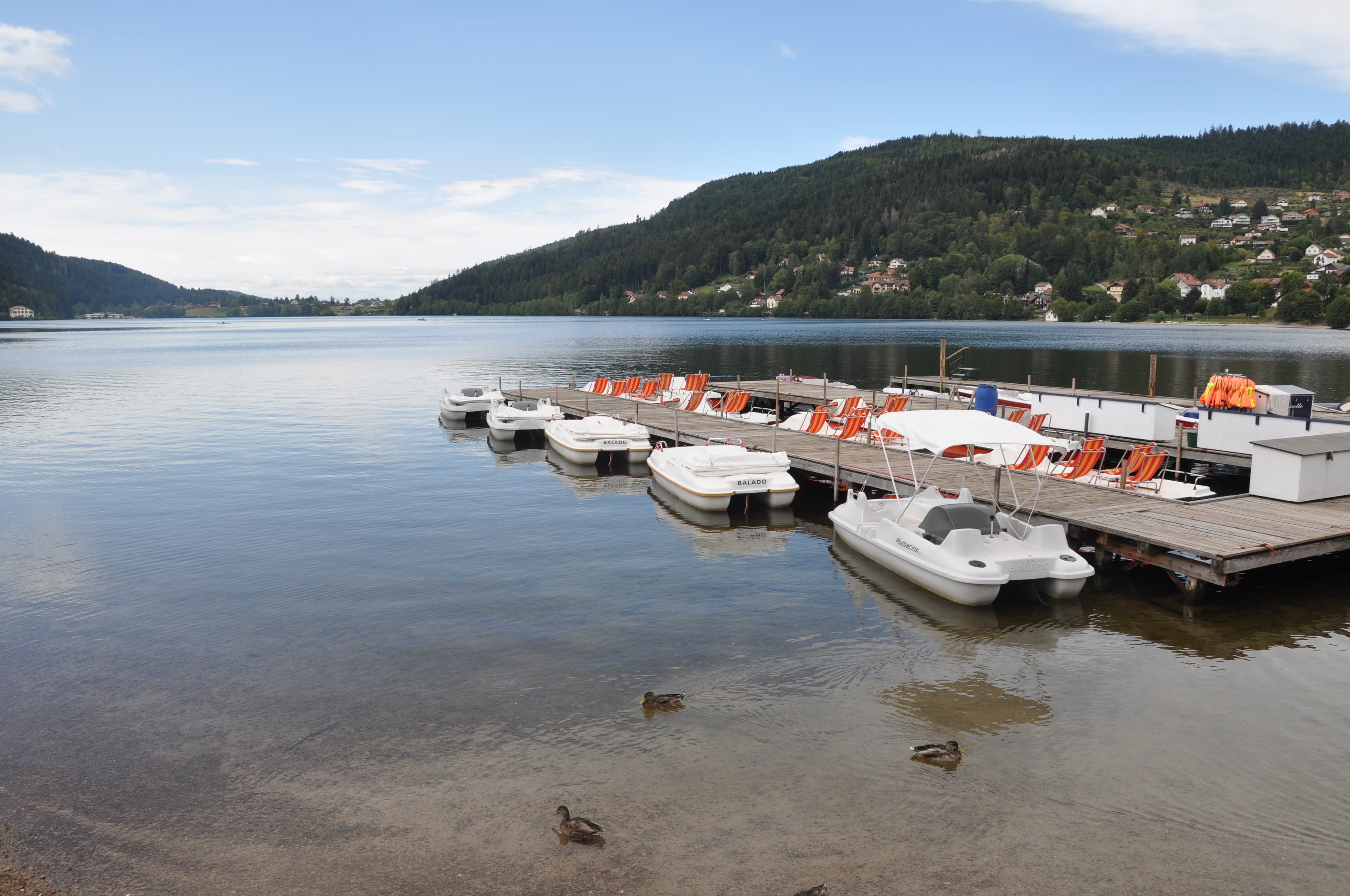 Lac de Gérardmer et sa base nautique
